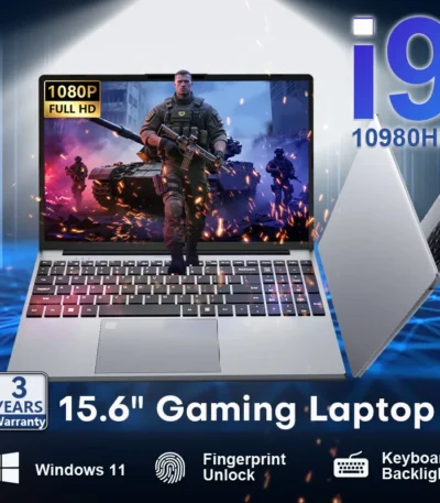 15.6" Windows 11 Pro Laptops Intel Core I9-10980Hk I9-9900 16Gb Ram 1Tb Ssd 1920*1080P Gaming Laptop Fingerprint Uniock Computer 1