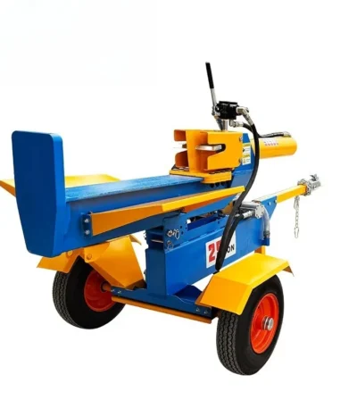 25T Highly Efficient Power Auto Hydraulic Wood Splitter Timber Processor Wood Cutting Machines Timber Splitter Machine 1