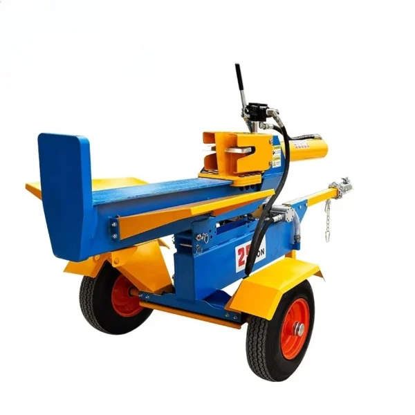 25T Highly Efficient Power Auto Hydraulic Wood Splitter Timber Processor Wood Cutting Machines Timber Splitter Machine 1