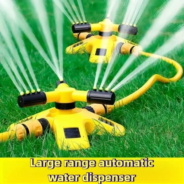 Automatic Rotating Water Sprinkler for Garden Lawn Irrigation 360 Degree Yard Coverage Sprayer Outdoor Plant Watering Tool