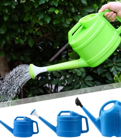 Long Spout Watering Pot For Garden With Sprinkler Head Comfort Grip Watering Kettle Lightweight Large Large Water Can For Garden 1