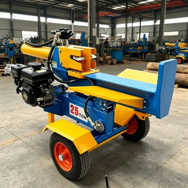 25 Ton Hydraulic Log Splitter Firewood Processor Electric Horizontal Wood Splitting Machine Wood Cutting Machine Customizable 1