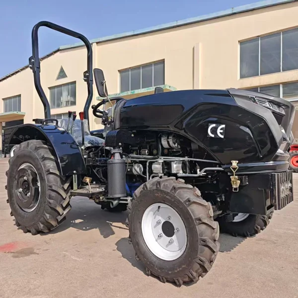 50HP 4x4 Farm Tractor with Rotary Tiller Customized Agricultural Machinery Diesel Engine Tractor for Plowing Farming 1