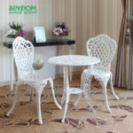 Luxury Outdoor Sand Aluminum Table and Chairs Set