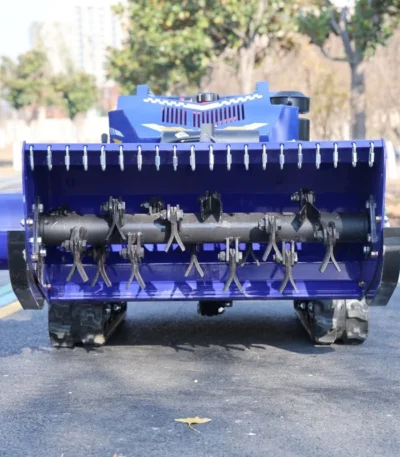 Customized Remote Control Zero-Turn Lawn Mower & Mulcher 800/1000/1200mm Cordless Mower With Petrol/Diesel Engine Robot Flail Mo 1