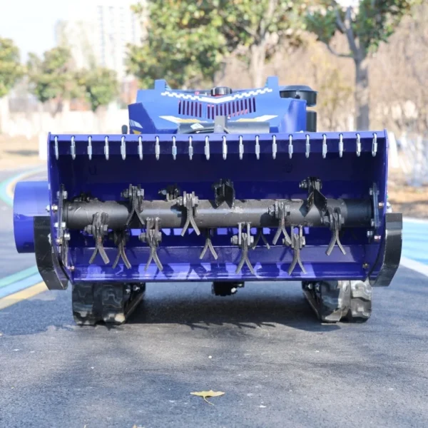 Customized Remote Control Zero-Turn Lawn Mower & Mulcher 800/1000/1200mm Cordless Mower With Petrol/Diesel Engine Robot Flail Mo 1