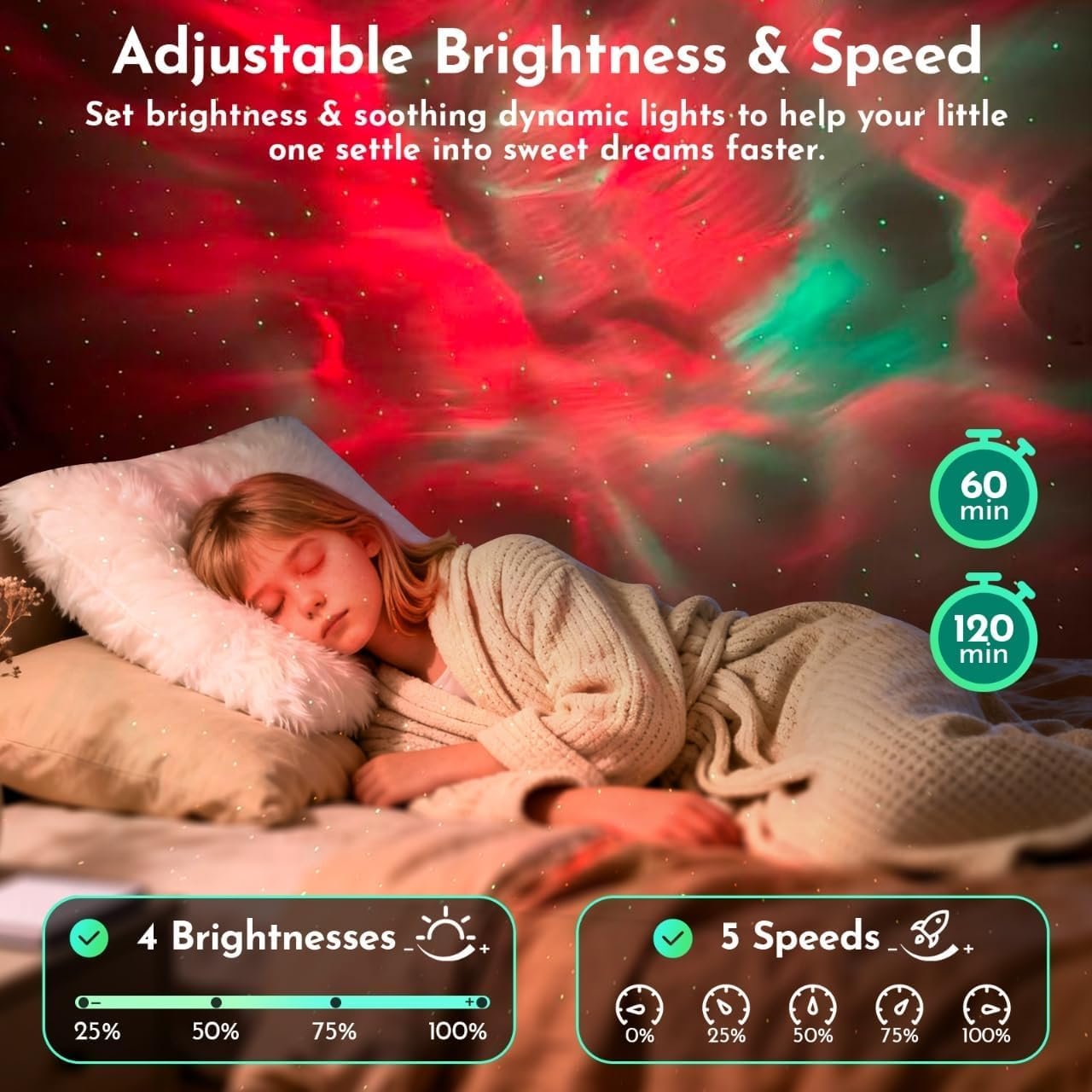 Astronaut Galaxy Projector for Bedroom Decor, Birthday Gifts for Adults Teen Girl Gifts Ambient Lighting, Ceiling Space Star Night Light Projector for Kids Room Decor Aesthetic - Image 6