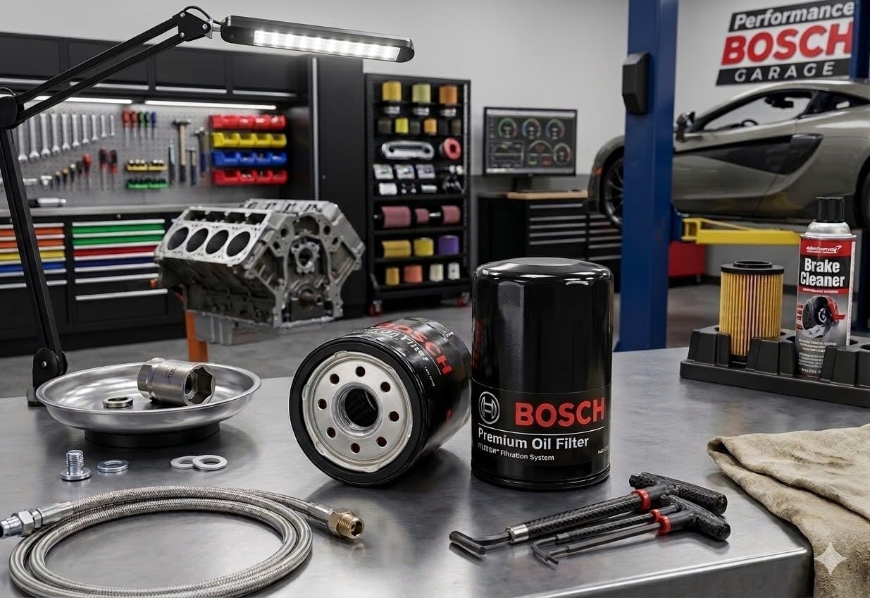 BOSCH 3300 Premium Oil Filter With FILTECH Filtration Technology - Compatible With Select Chevrolet, Ford, Honda, Infiniti, Kia, Mazda, Mercury, MG, Nissan + More - Image 3