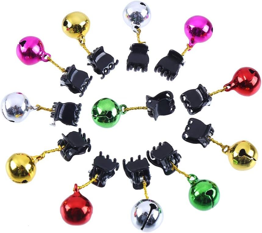 CCINEE 12 Pieces Beard Baubles Ornaments Colorful Mini Gingle Bells Mustache Christmas Decoration for Boyfriends Brothers Fathers and Men - Image 3