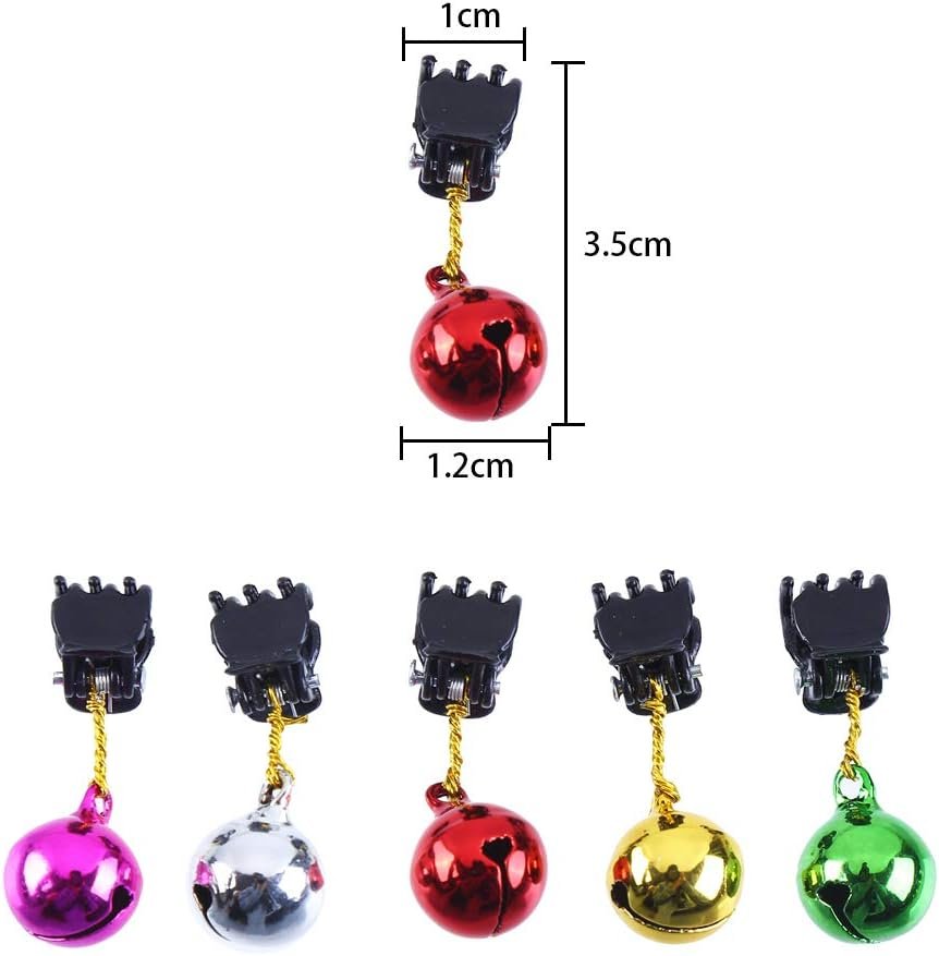 CCINEE 12 Pieces Beard Baubles Ornaments Colorful Mini Gingle Bells Mustache Christmas Decoration for Boyfriends Brothers Fathers and Men - Image 6