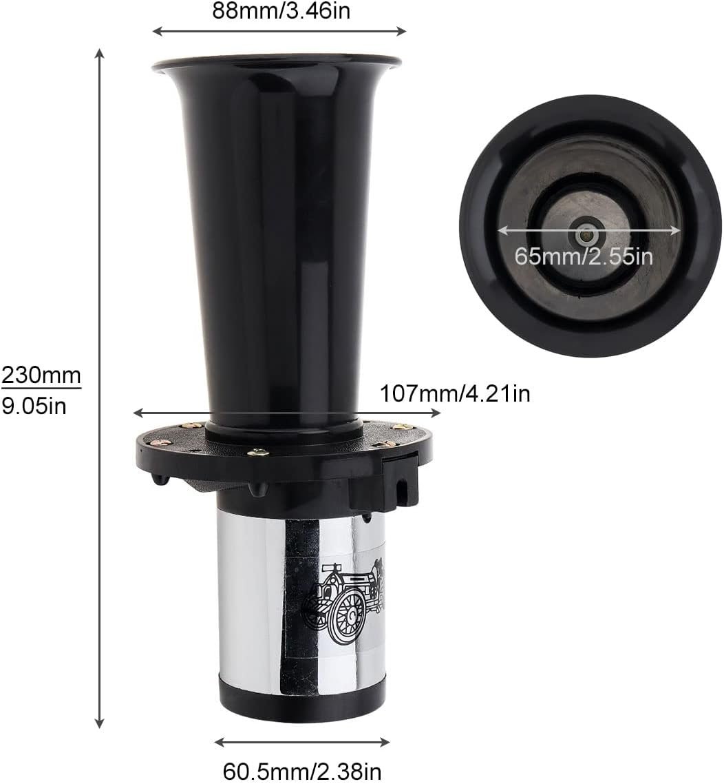 Classical Car Horn OOGA Air Horn Car Truck Auto Antique Ahooga Vintage Classic Old Style Horn 110dB 12V - Image 3