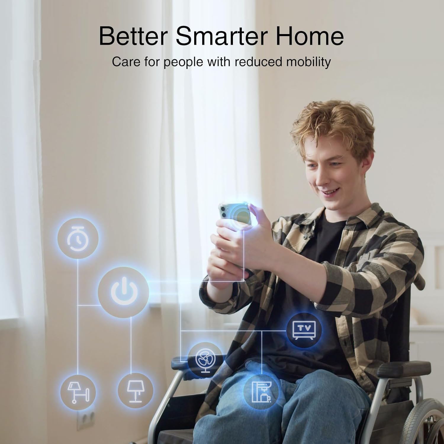 GHome Smart Plug, WiFi Smart Plugs Work with Alexa and Google Home, Smart Outlet Timer with APP Remote Control, 2.4GHz Wi-Fi Only, No Hub Required, ETL FCC Listed, White - Image 9