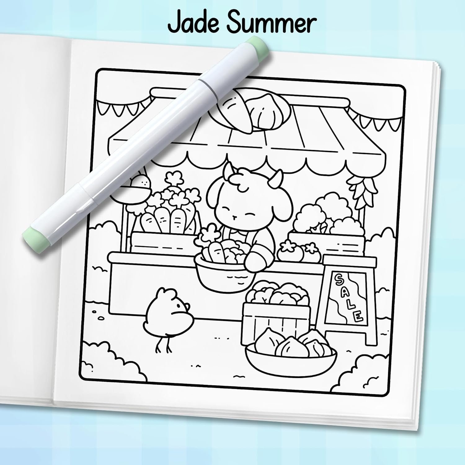 Cozy Country: Cute Coloring Book for Adults and Teens with Adorable Animals and Easy-to-Color Scenes for Relaxation (Cozy Coloring Books) - Image 7