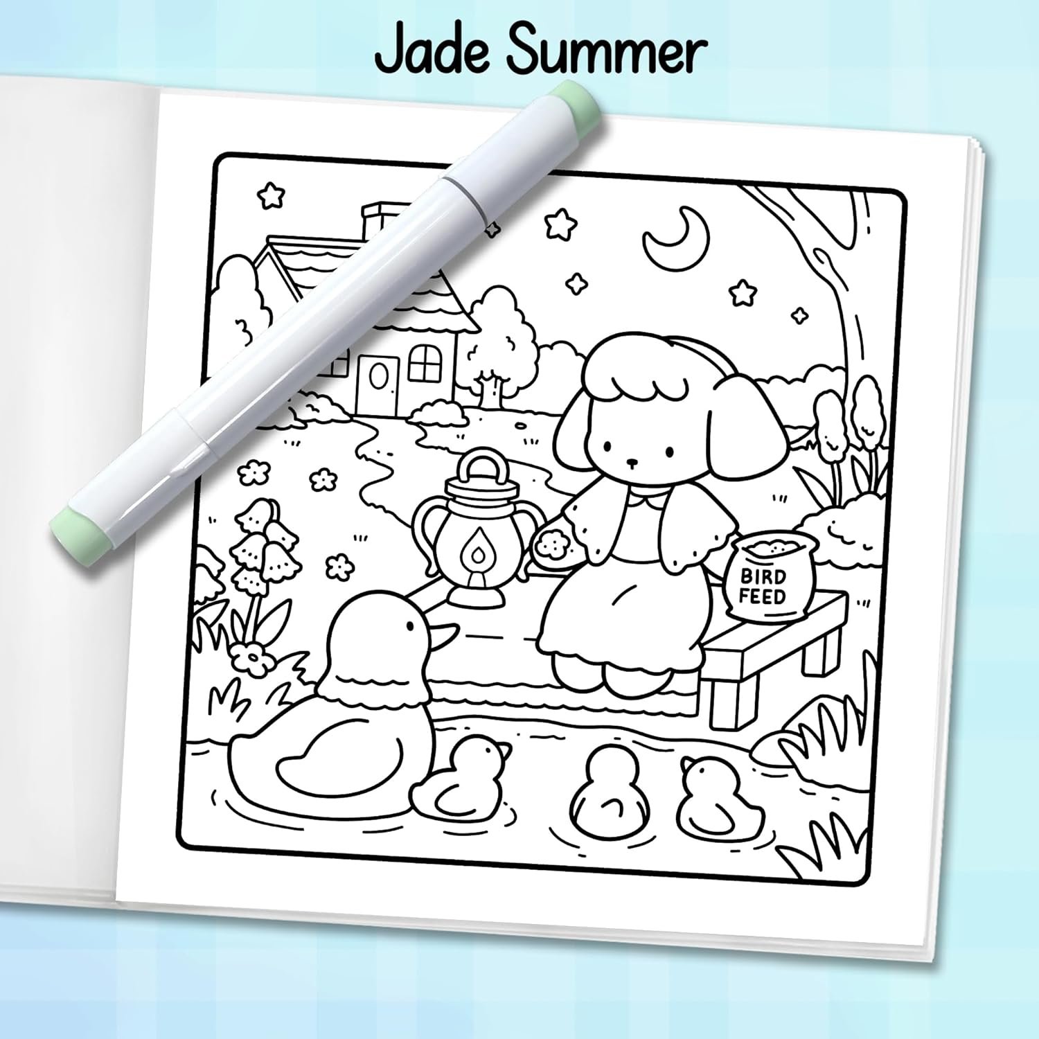 Cozy Country: Cute Coloring Book for Adults and Teens with Adorable Animals and Easy-to-Color Scenes for Relaxation (Cozy Coloring Books) - Image 9