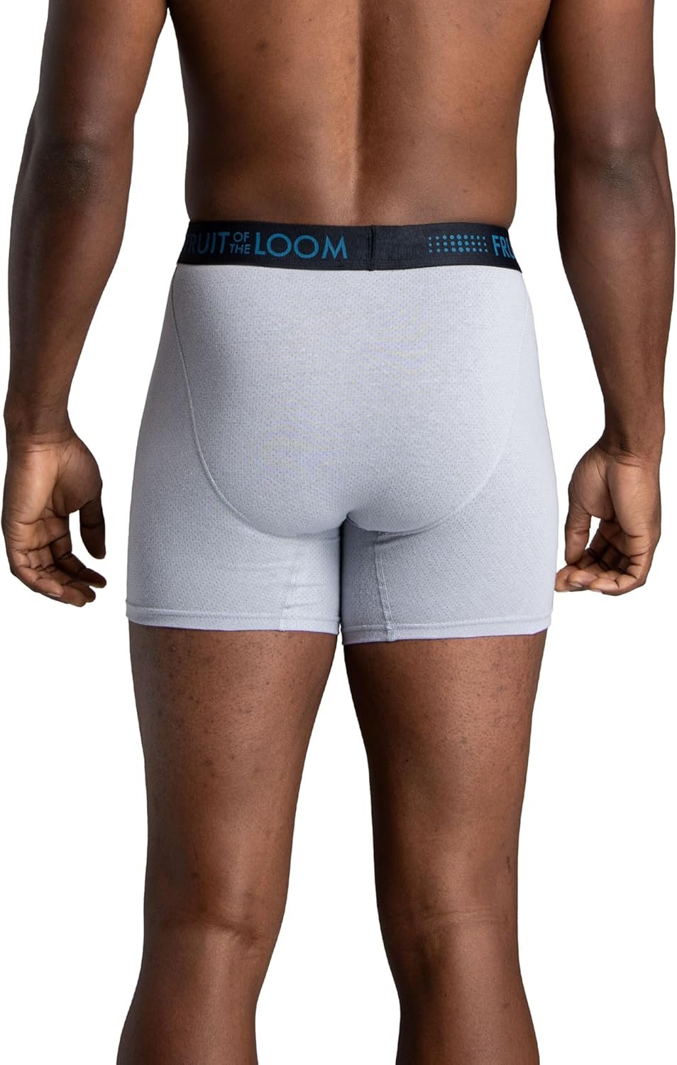 Fruit of the Loom Men's Men's Breathable Boxer Briefs, Moisture Wicking Underwear, Assorted Color Multipacks - Image 5