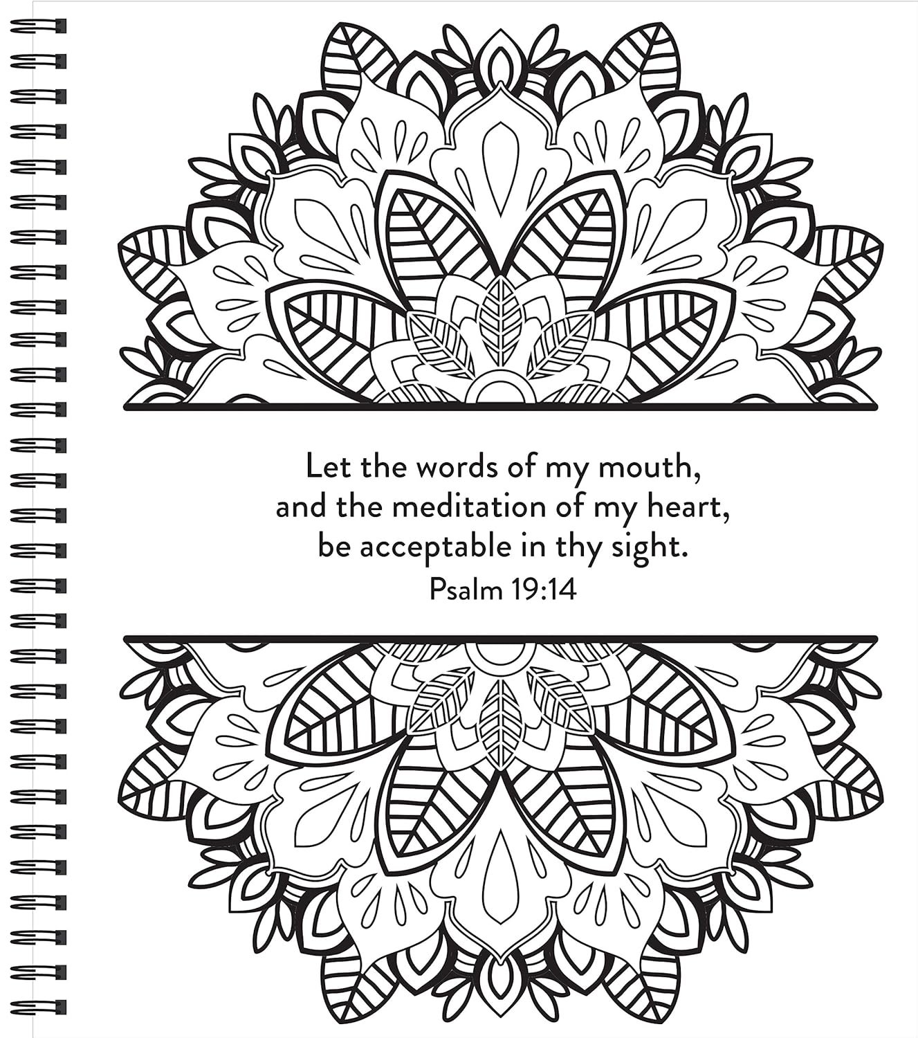 Color & Frame - Bible Coloring: Psalms: 63 Coloring Pages with Bible Verses | Christian Devotional Book Gift for Women, Adults, Teens & Faith-Based Relaxation | Perforated, Spiral Bound - Image 5