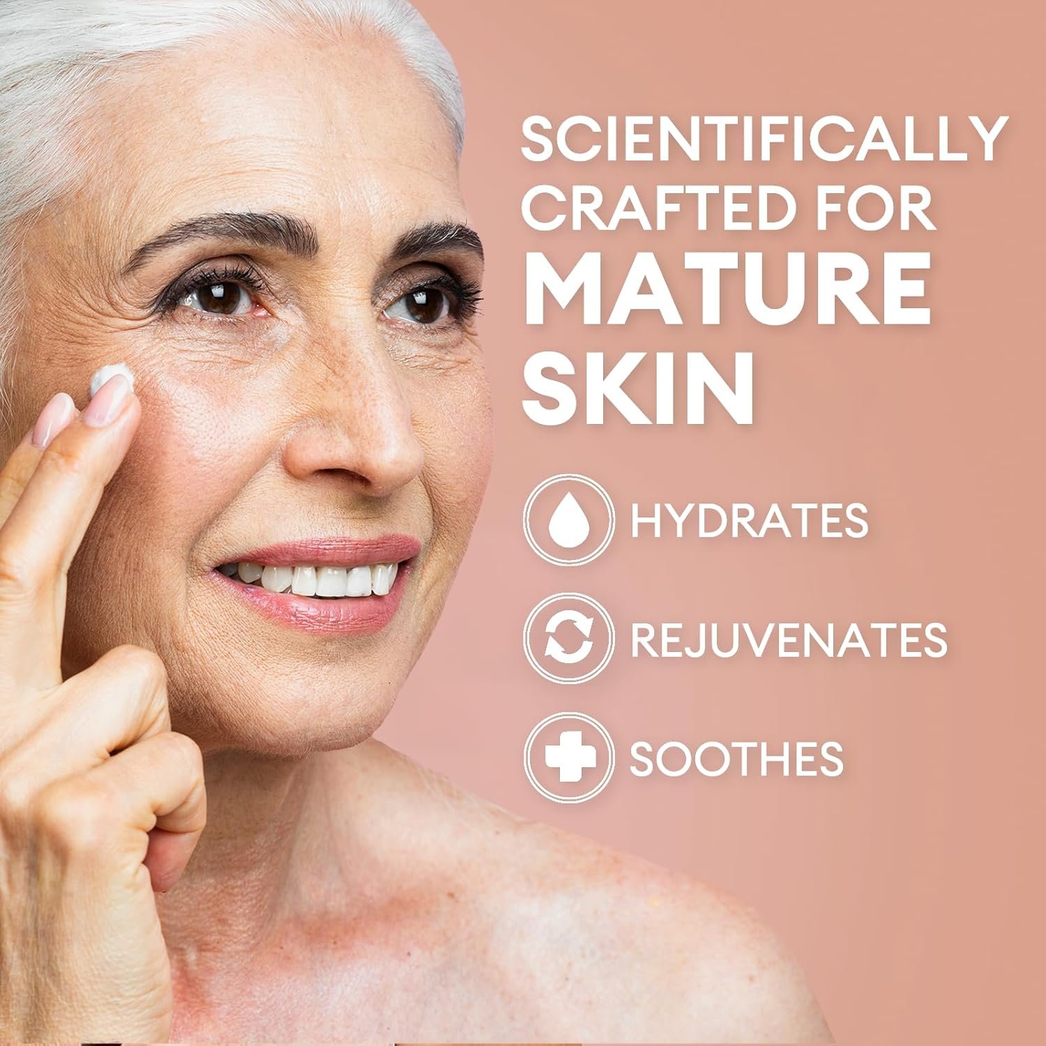 Rejuvenate Resurfacing Face Serum - Skin Care Serum for Face Wrinkles, Fine Lines, Dark Spots - Multi-Weight Hyaluronic Acid Formula for All Skin Types - 1 fl.oz. - Image 3