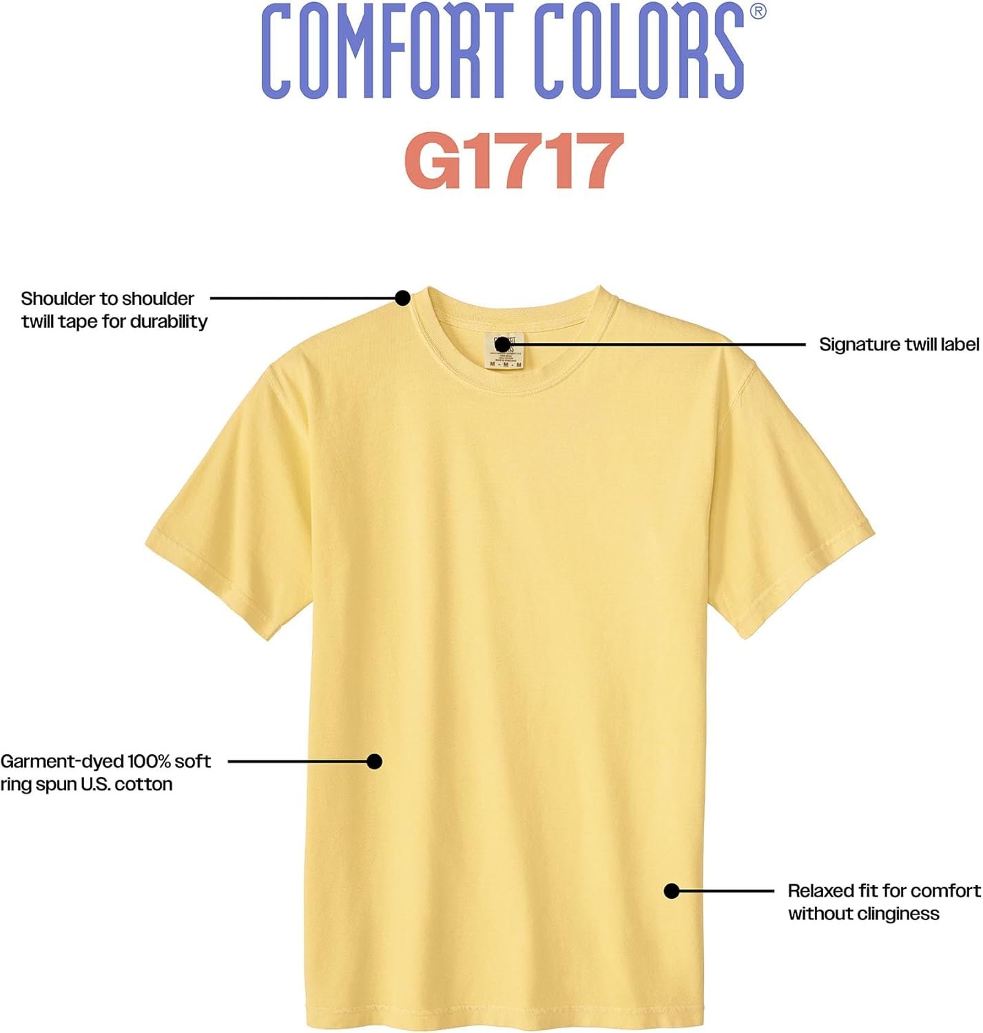Comfort Colors Adult Heavyweight Short Sleeve Tee, Style G1717/G1745, Multipack - Image 5
