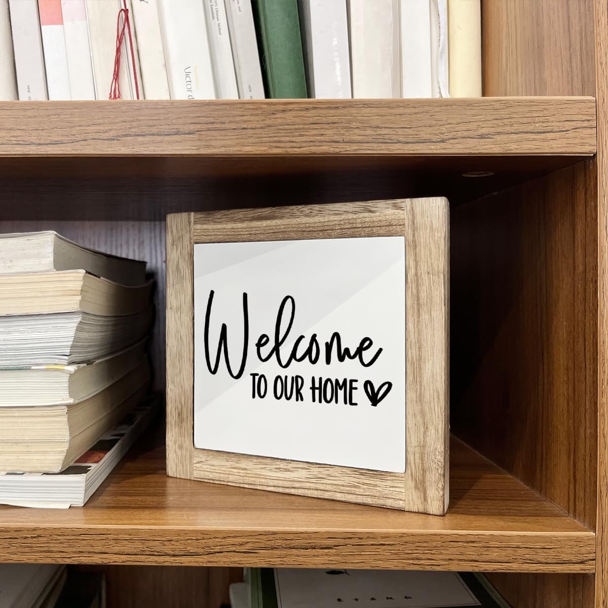 Welcome Sign, Wooden Box Signs for Home Decor, Freestanding Welcome Decor Sign, Farmhouse Decor for Entryway, Front Door Decortion, Housewarming Tabletop Decortion - Image 6