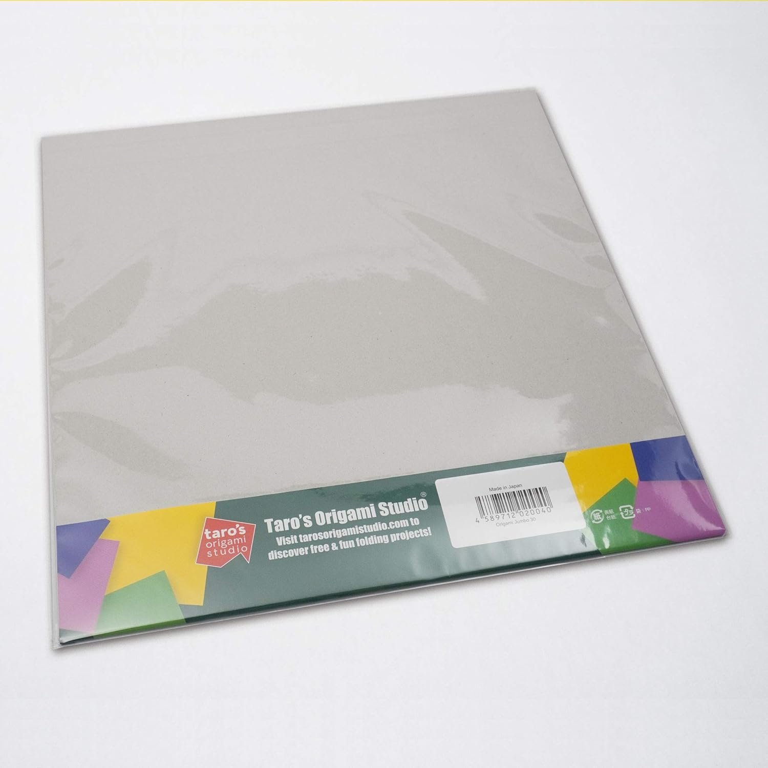 [Taro's Origami Studio] Jumbo 13.8 Inch One Sided 30 Colors 30 Sheets Square Easy Fold Premium Japanese Paper for Beginner (Imported Product From Japan) - Image 4