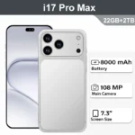 HOT NEW High Quality i17 Pro Max Original 7.3″ HD Global Version Intelligent Standby 8000mAh Battery Dual Card 2TB