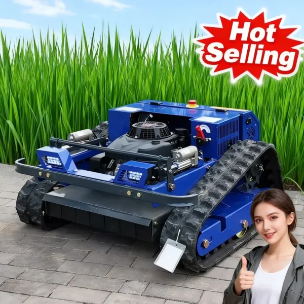 Customized Upgraded Version Lawn Mower CE EPA Certified Remote Control Crawler Mower for Garden Orchard and Large Area Lawn Care 1