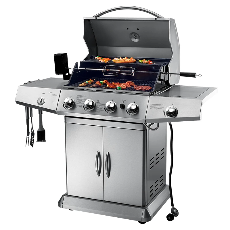 Outdoor Kitchen 4 BURNERS FULL STAINLESS STEEL GAS BARBECUE GRILL BBQ GRILL Outdoor Kitchen 4 BURNERS FULL STAINLESS STEEL GAS BARBECUE GRILL BBQ GRILL
