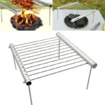 Protable Mini Pocket BBQ Grill Portable Stainless Steel BBQ Grill Folding BBQ Grill Barbecue Accessories For Home Park Use 2