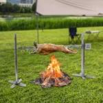 Barbecue Skewer with BBQ Skewer Stainless Steel 15 W Big Torque Motor 30 kg Electric Rotisserie with Motor Rotisserie 220 V