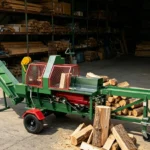 Heavy Duty 30 ton Firewood Cutting and Splitting Machine Firewood Processor Hydraulic Wood Log Splitter
