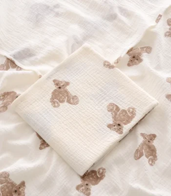 100X100cm Baby Receive Blanket for Newborn Cotton Muslin Swaddle Blanket Bedding Infant Bath Towel Baby Items Mother Kids 1