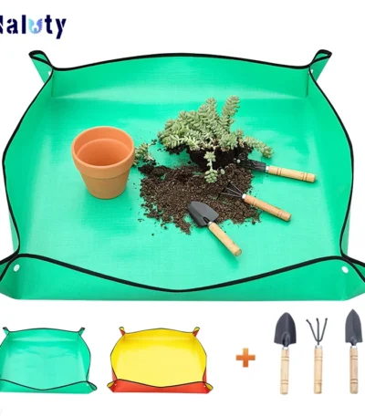 Waterproof Foldable Planting Mat Garden Mat Garden Potting Pad for Flowerpot Transplanting Mixing Soil Plant Pruning Garden Tool 1