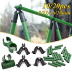 10PCS Plant Support Universal Plastic Clips Fixed Connector Pillars , 8/11/16/20mm Diameter Fastener Adjustable Accessories