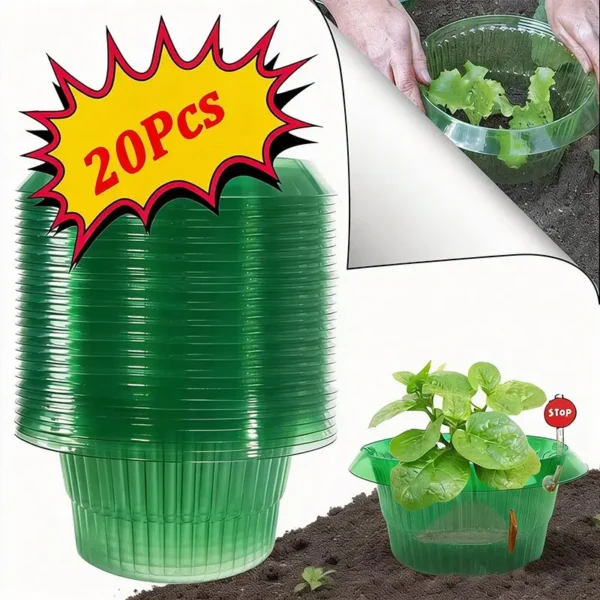 Reusable Vegetables Protection Covers Garden Plant Snail Slug Protection Collars Agricultural Save Water Guard for Flowers