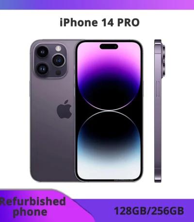 IPhone 14 Pro 128/256GB ROM, screen OLED 6,1 ", Face ID, NFC, processor A15, smartphone Unlocked, official packaging 1