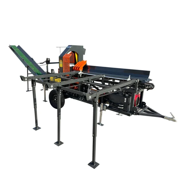 30ton Heavy Duty Firewood Processor Firewood Cutting and Splitting Machine with Large Live Deck 1