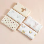 Ins Baby Blanket Muslin Swaddle 2 Layer Cotton Receive Blankets for Newborn Bath Towel Summer Bedding Baby Items Mother Kids