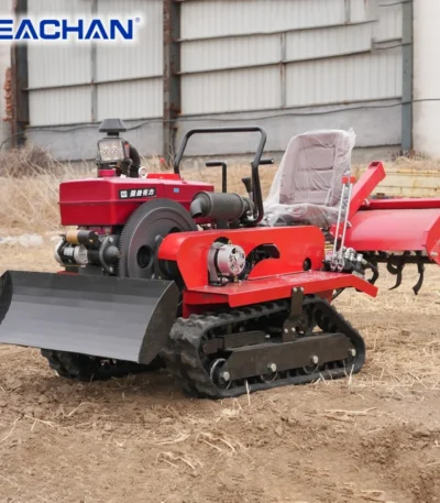 25HP 30HP Diesel Rotary Tiller Agriculture Rotary Cultivator Machine All Terrain Crawler Rotary Tiller Cultivator Customized 1