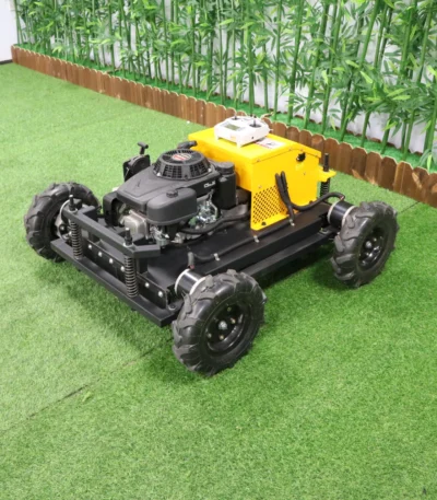 Customized cutting width of 550mm lawn mower, powerful &durable remote lawn mower, 500m remote control distance lawn mower 1