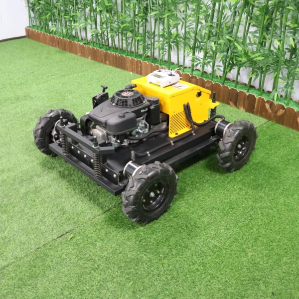 Customized cutting width of 550mm lawn mower, powerful &durable remote lawn mower, 500m remote control distance lawn mower 1