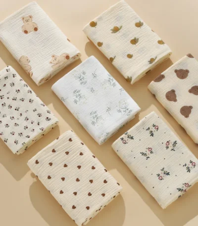 Baby Muslin Blanket Thin Cotton Newborn Receive Blankets Swaddling New Born Muslin Swaddle Summer Bedding Baby Items Lange 1