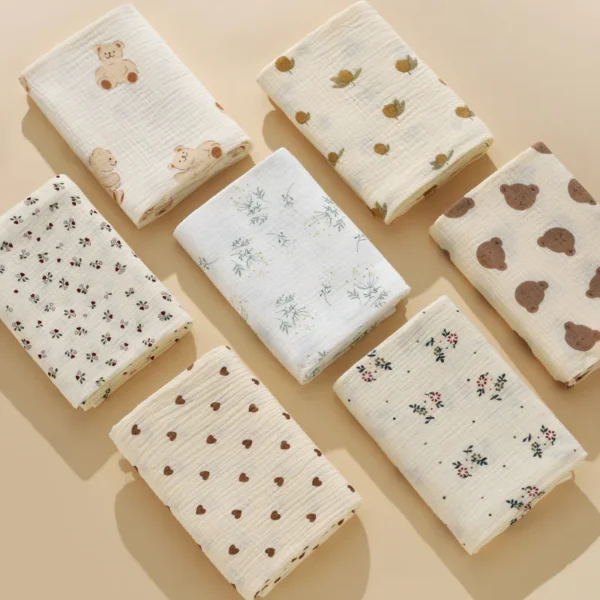 Baby Muslin Blanket Thin Cotton Newborn Receive Blankets Swaddling New Born Muslin Swaddle Summer Bedding Baby Items Lange