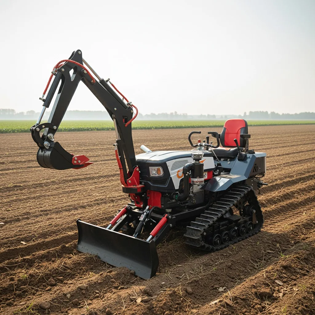 35HP Waterproof Mini Track Tractor Multi Purpose Farm Crawler Tractor Front Loader Digger Plow Trencher EPA 35HP Waterproof Mini Track Tractor Multi Purpose Farm Crawler Tractor Front Loader Digger Plow Trencher EPA