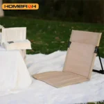 Foldable Camping Chair Outdoor Garden Park Single Lazy Chair Backrest Cushion Picnic Camping Folding Back Chair Beach Chairs