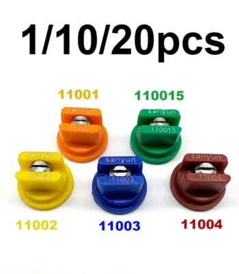 1/10/20Pcs  Pesticide Sprayer Nozzle T16 T20 T30 MG-1S/A/P 110degree Flat Fan Agriculture Boom Spray Nozzle 1