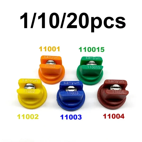 1/10/20Pcs  Pesticide Sprayer Nozzle T16 T20 T30 MG-1S/A/P 110degree Flat Fan Agriculture Boom Spray Nozzle