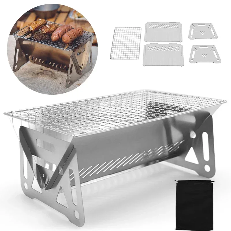 Grille Bbq Grill Barbecue Grid Barbecue Kitchen Utensils Wood Stove Multifunctional Camping Heating Furnace Folding Tourist Bar Grille Bbq Grill Barbecue Grid Barbecue Kitchen Utensils Wood Stove Multifunctional Camping Heating Furnace Folding Tourist Bar