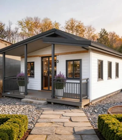 20ft 40ft Prefab Mobile House 2 3 Bedroom Wooden Prefabricated House Luxury Tiny Home Expandable Container Houses Garden Rooms 1