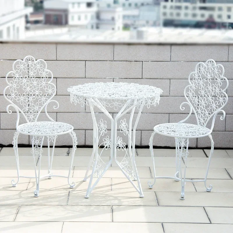 #Outdoor Round Garden Table and Chair Set Balcony Patio Furniture Set Modern Luxury Terrace Table and Chair Three-Piece for Yard #Outdoor Round Garden Table and Chair Set Balcony Patio Furniture Set Modern Luxury Terrace Table and Chair Three-Piece for Yard