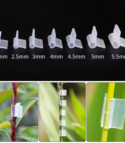 10-100Pcs Gardening Special Grafting Clamp Tomato Grafting Clamps Vegetable Eggplant Grafting Clamp Garden Plant Accessories 1